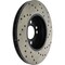 Centric Parts Sport Cross Drilled Brake Rotor, 128.34101R 128.34101R - alternate 4